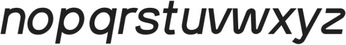 SK Curiosity Medium Italic ttf (500) Font LOWERCASE