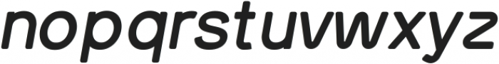 SK Curiosity Rounded Semi Bold Italic ttf (600) Font LOWERCASE