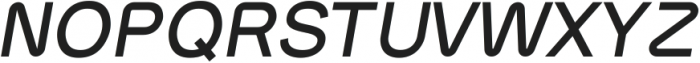 SK Curiosity Semi Bold Italic ttf (600) Font UPPERCASE