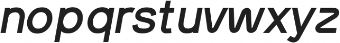 SK Curiosity Semi Bold Italic ttf (600) Font LOWERCASE