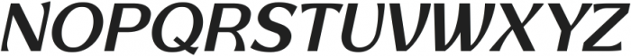 SK Gothenburg Medium Italic ttf (500) Font UPPERCASE