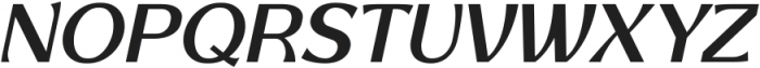 SK Gothenburg News Italic ttf (400) Font UPPERCASE