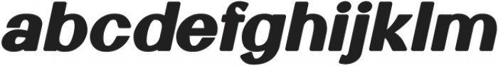 SK Gothenburg Rounded Black Italic ttf (900) Font LOWERCASE