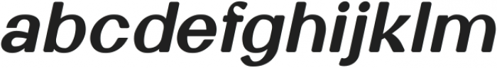 SK Gothenburg Rounded Medium Italic ttf (500) Font LOWERCASE