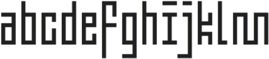 SK One Block Light ttf (300) Font LOWERCASE