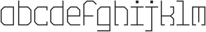 SK Skrynka Light ttf (300) Font LOWERCASE