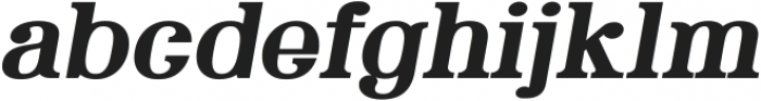 SK Zweig Extra Black Italic ttf (900) Font LOWERCASE