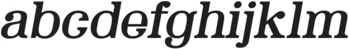 SK Zweig Extra Bold Italic ttf (700) Font LOWERCASE