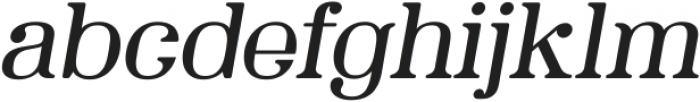 SK Zweig Rounded Medium Italic ttf (500) Font LOWERCASE