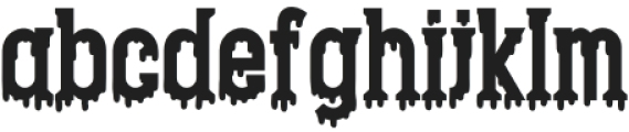 SKREAT Regular otf (400) Font LOWERCASE