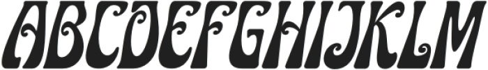 SKYPIAN Italic otf (400) Font LOWERCASE