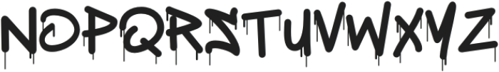 Skater Street otf (400) Font UPPERCASE
