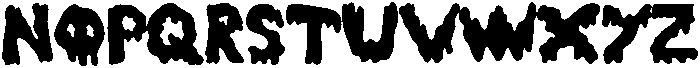 Skeleton Regular otf (400) Font UPPERCASE