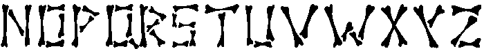 Skeleton otf (400) Font LOWERCASE