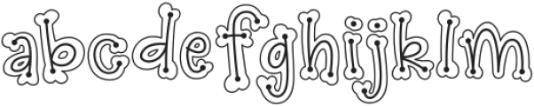Skelly Dot Outline Regular otf (400) FONT