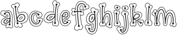 Skelly Dot Outline Regular ttf (400) FONT
