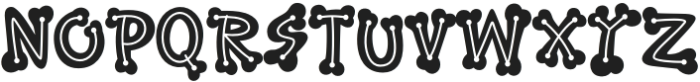Skelly Dot Regular otf (400) Font UPPERCASE