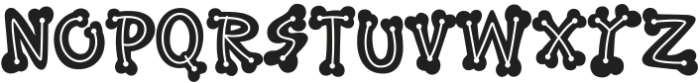 Skelly Dot Regular ttf (400) Font UPPERCASE