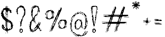 Sketch Regular otf (400) Font OTHER CHARS