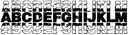 Sketch Regular otf (400) Font UPPERCASE