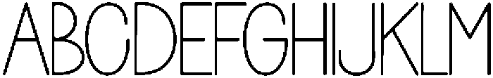 Sketch Wonderful Regular otf (400) Font UPPERCASE