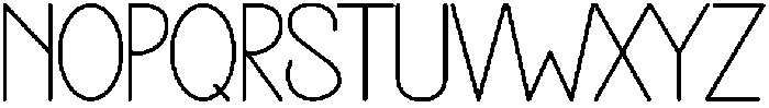 Sketch Wonderful Regular otf (400) Font UPPERCASE