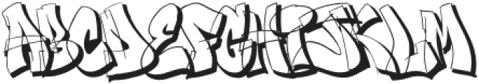 SketchFlow-Bold otf (700) Font LOWERCASE
