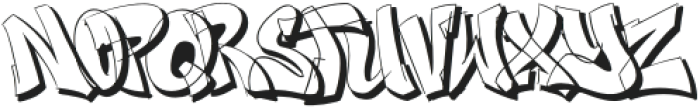 SketchFlow-Bold otf (700) Font LOWERCASE