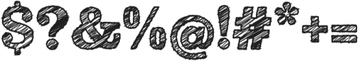 SketchSlab Bold otf (700) Font OTHER CHARS
