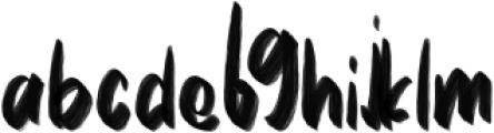 Sketchies SVG Regular otf (400) Font LOWERCASE