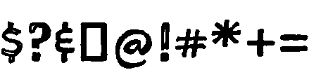 Sketchnote Dingbats Regular otf (400) Font OTHER CHARS