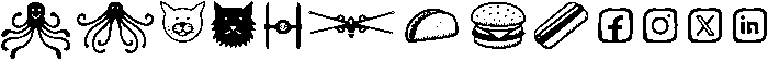 Sketchnote Dingbats Regular otf (400) Font UPPERCASE