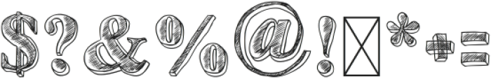 Sketchography Font Regular ttf (400) Font OTHER CHARS