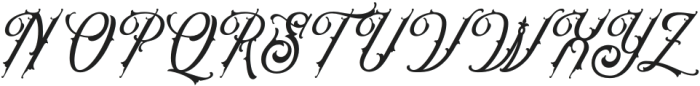 Sketchson Script Regular otf (400) Font UPPERCASE