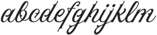 Sketchson Script Regular otf (400) Font LOWERCASE