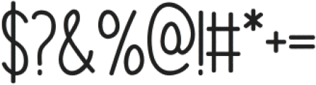 Sketchy Regular otf (400) Font OTHER CHARS