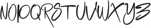 SketchyJumps Regular otf (400) Font UPPERCASE