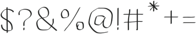SketsaHanddrawn-Regular otf (400) Font OTHER CHARS