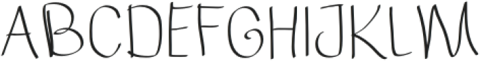 SketsaHanddrawn-Regular otf (400) Font UPPERCASE