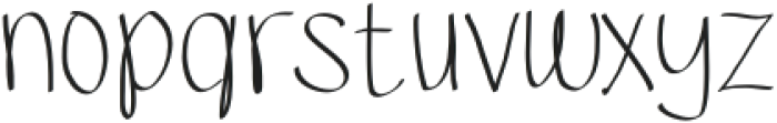 SketsaHanddrawn-Regular otf (400) Font LOWERCASE