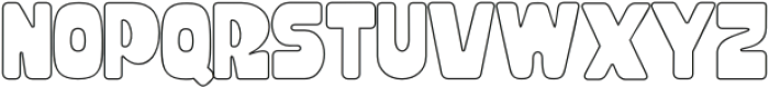 Sketzo Outline otf (400) Font UPPERCASE