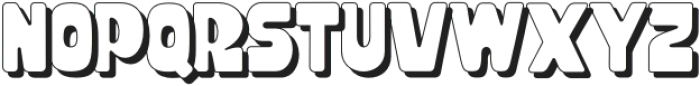 Sketzo Shadow otf (400) Font UPPERCASE