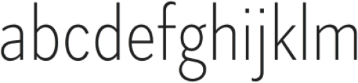 Skie Condensed ExtraLight otf (200) Font LOWERCASE