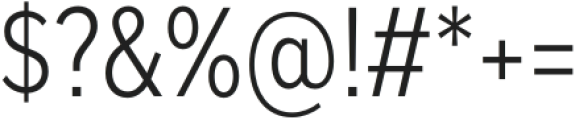 Skie Condensed Light otf (300) Font OTHER CHARS