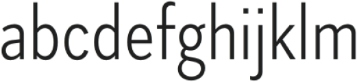 Skie Condensed Light otf (300) Font LOWERCASE