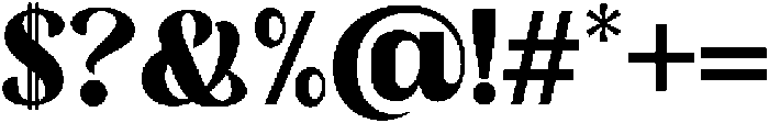Skinno Black otf (900) Font OTHER CHARS