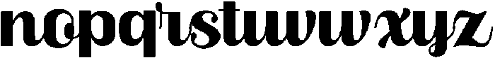 Skinno Black otf (900) Font LOWERCASE