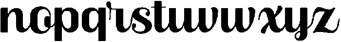 Skinno Bold otf (700) Font LOWERCASE