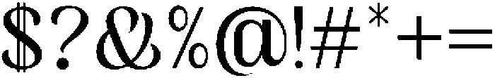 Skinno Extra Light otf (200) Font OTHER CHARS