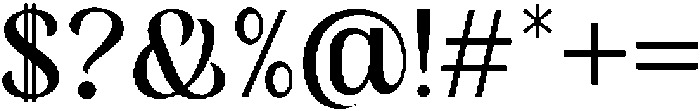Skinno Light otf (300) Font OTHER CHARS